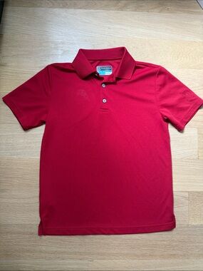 PGA Tour Red Boys' Short Sleeve Polo Sz M 10-12